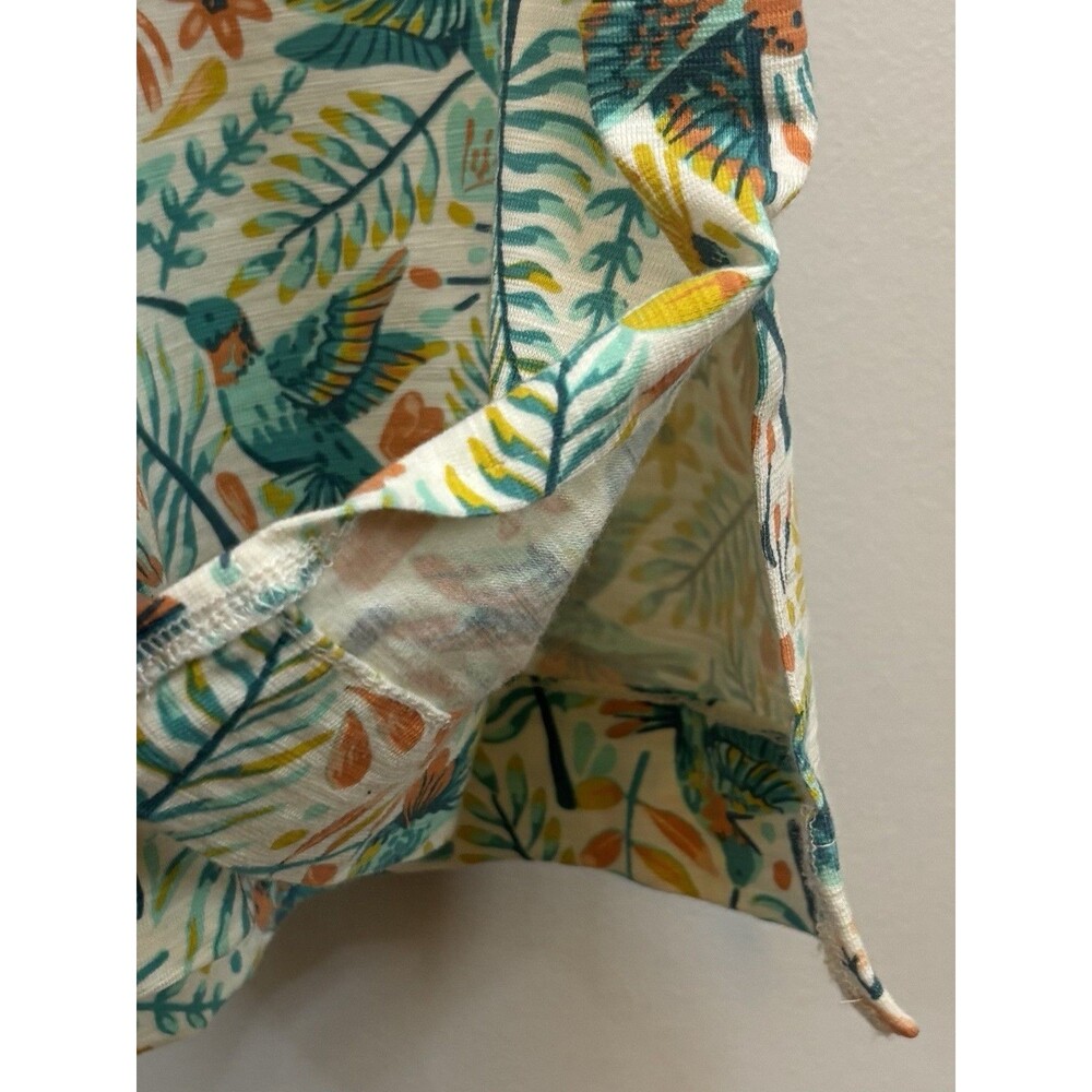 DULUTH TRADING To N Flow Hummingbird Midi Tank Dress Large Cottagecore Pockets - Picture 8 of 13